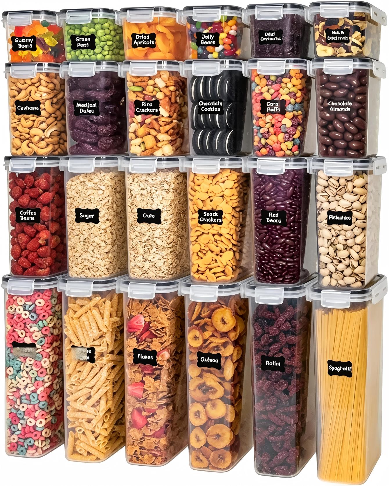 Food Snacks That Are Black - Recipientes para armazenamento de alimentos com