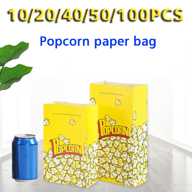 Food Snacks For School - Sacos de papel amarelos para alimentos,