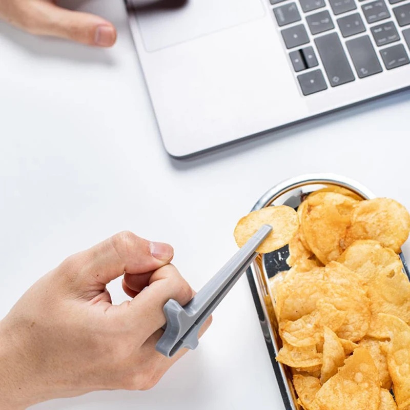 Snacks Food Video - 1PC Lazy Fingers Chopsticks - Suporte