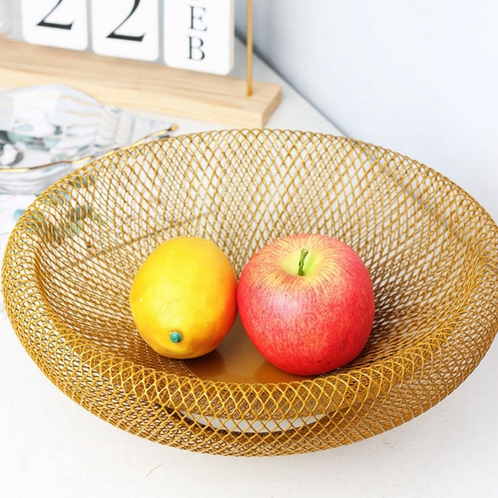 Food Snacks That Are Black - Cesta de Frutas em Ferro Preto/Dourado,