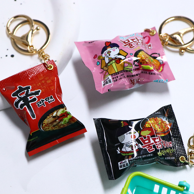 Food Snacks Packets - Chaveiro Criativo em Formato de Pacote