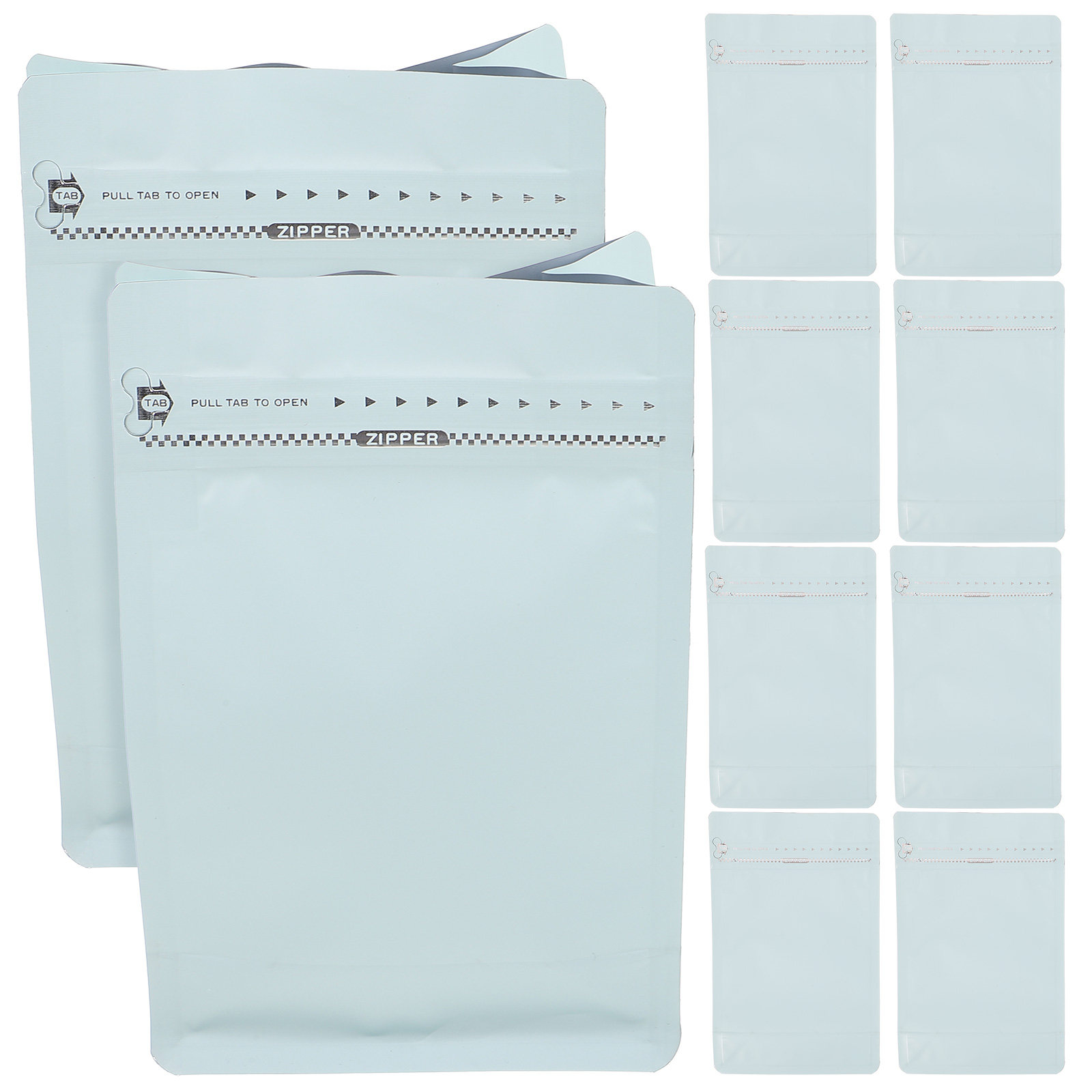 Food Snacks Packets - 10 Sacos Herméticos Reutilizáveis para Embalagem