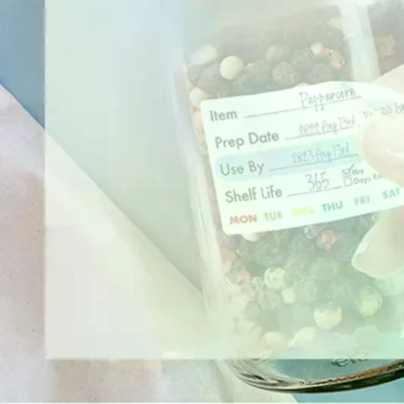 Food Snacks Label - Etiqueta Adesiva para Alimentos e Cozinha,
