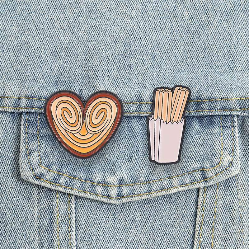 Food Snacks In Spanish - Pins de Esmalte e Broches de
