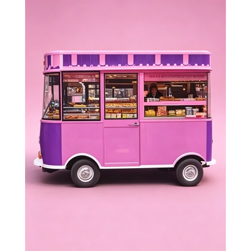 Quality Food Snacks - Caminhão de Comida Multifuncional de Alta