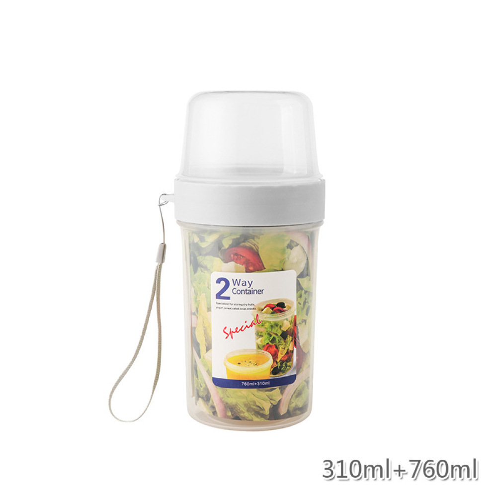 Food Snacks For School - Recipiente Portátil de Dupla Camada à