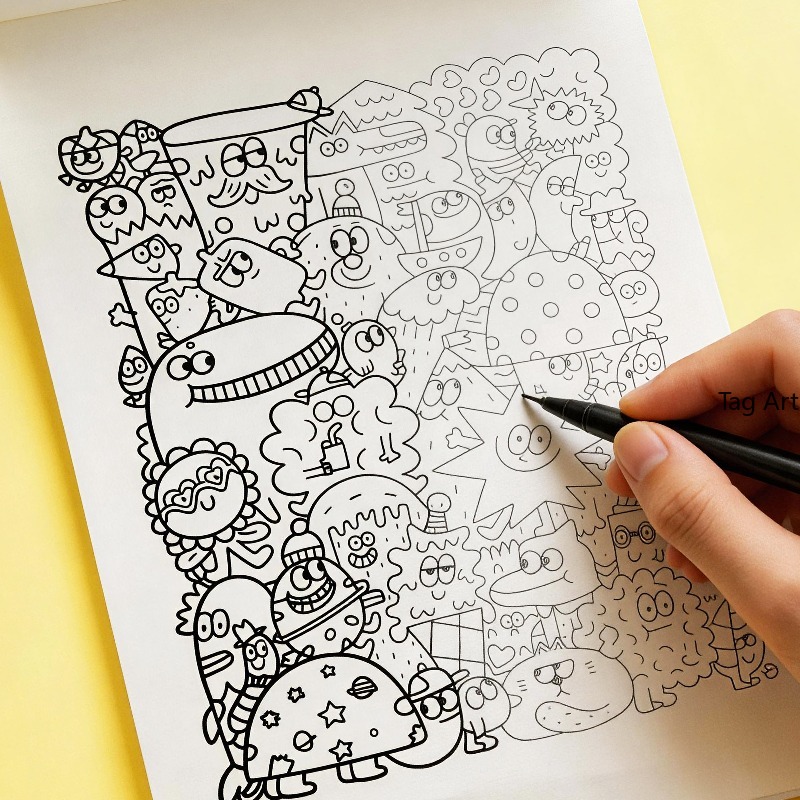 Livro de desenhos para alívio  - Food And Snacks Coloring Book Bold And Easy avaliação e preço
