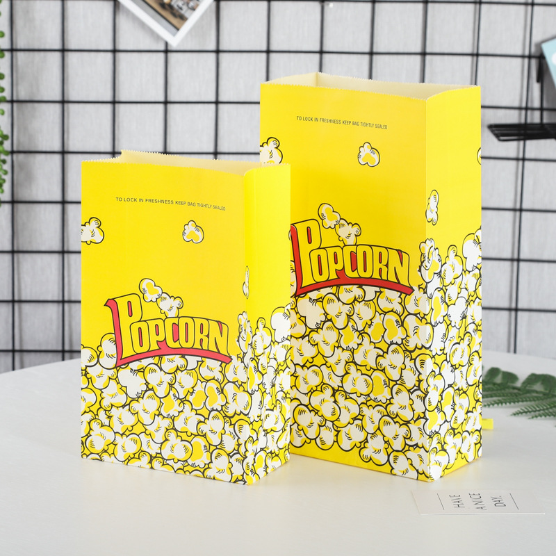 Sacos de papel amarelos para a - Food Snacks For School avaliação e preço