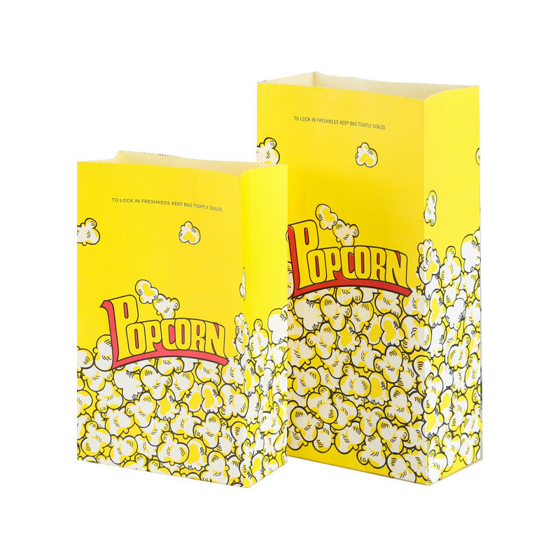Sacos de papel amarelos para a - Food Snacks For School avaliação e preço