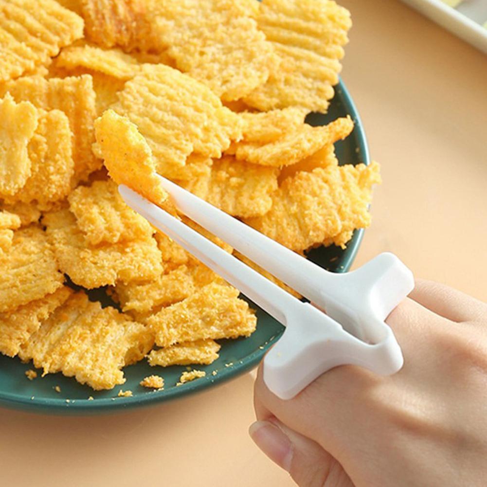 1 Unidade de Pinça para Dedo p - Snacks Food Video avaliação e preço