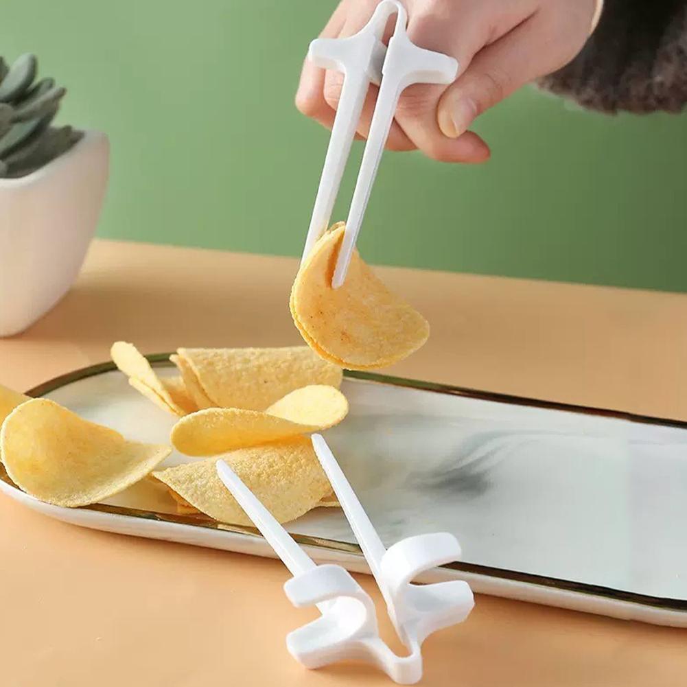 1 Unidade de Pinça para Dedo p - Snacks Food Video avaliação e preço