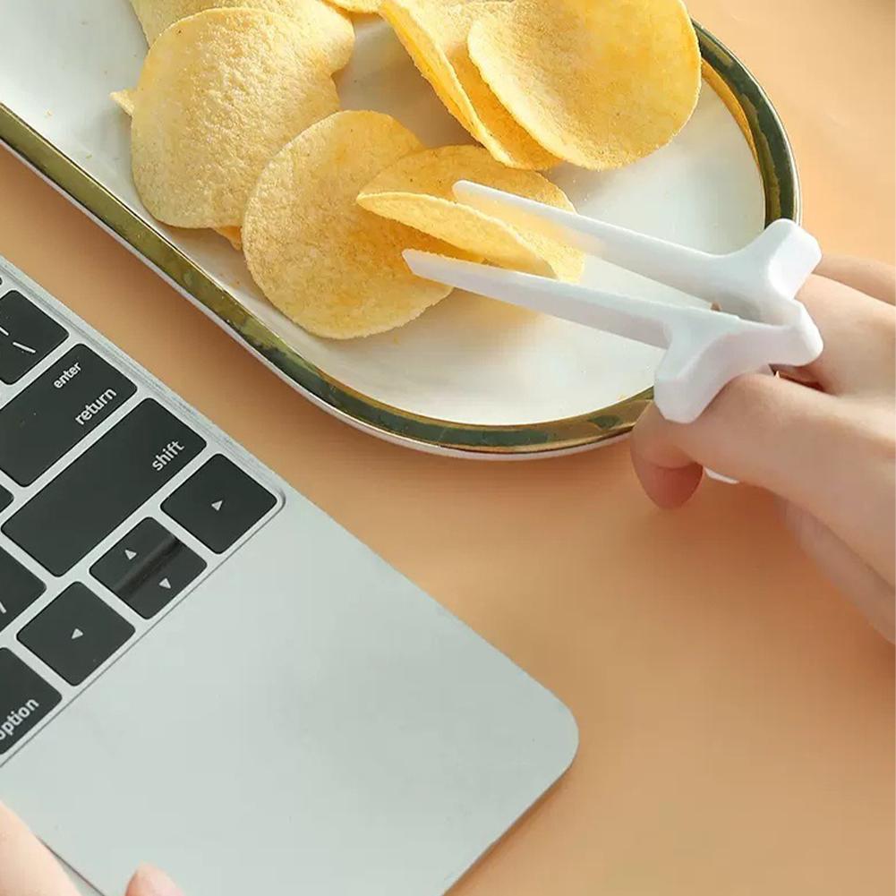 1 Unidade de Pinça para Dedo p - Snacks Food Video avaliação e preço