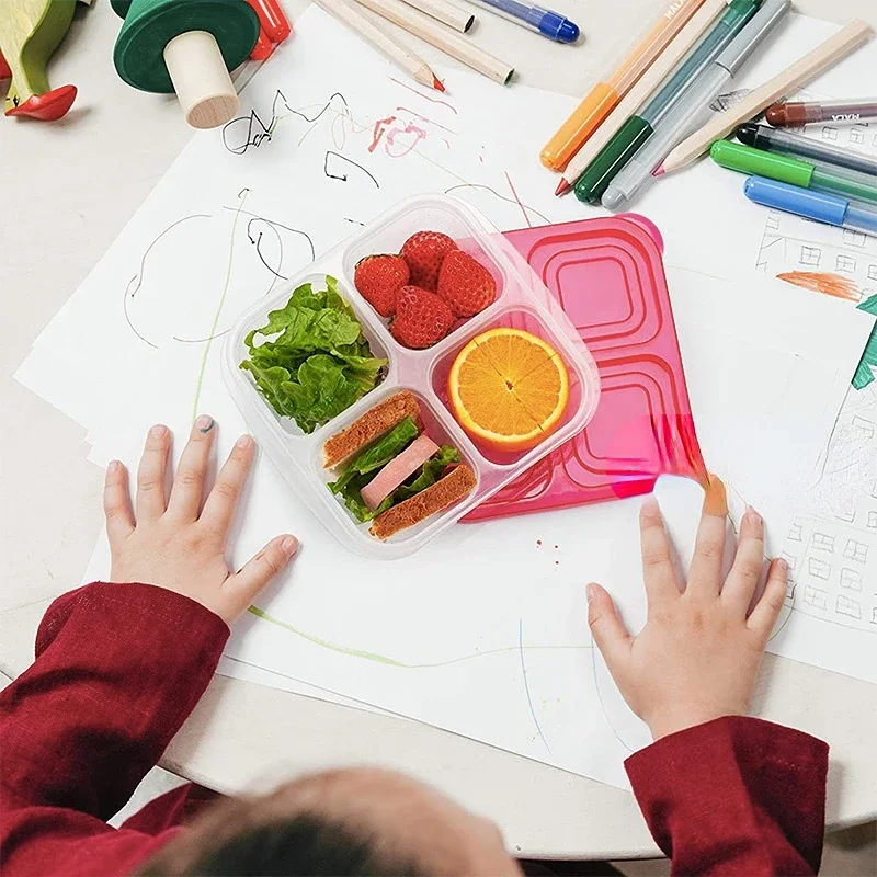 Caixa de lanche bento de plást - Food Snacks For School avaliação e preço