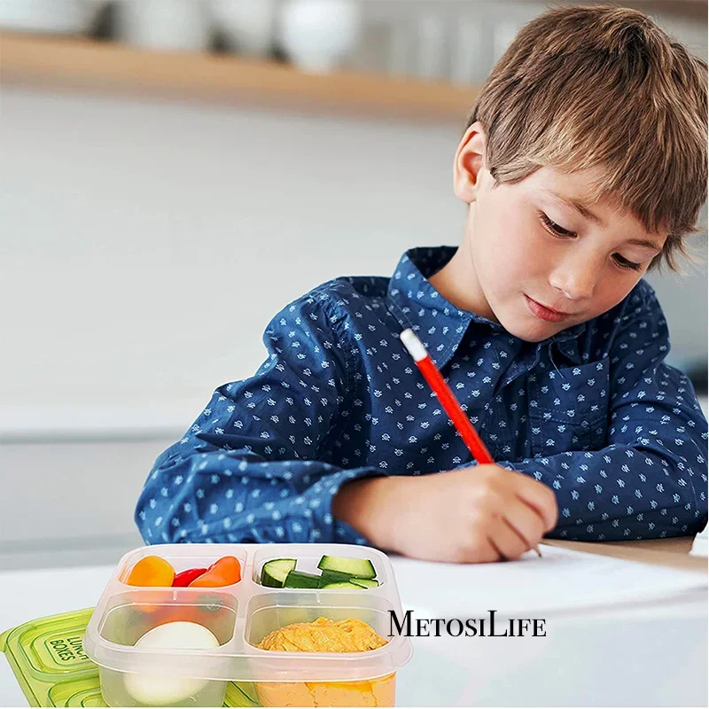 Caixa de lanche bento de plást - Food Snacks For School avaliação e preço