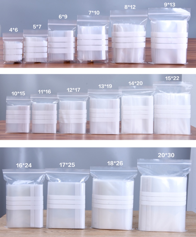 200 Sacos Plásticos Transparen - Food Snacks Label avaliação e preço