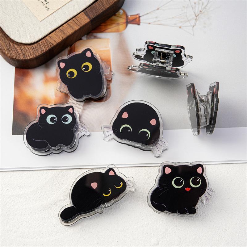 7 Peças de Clipes de Gato Pret - Food Snacks That Are Black avaliação e preço