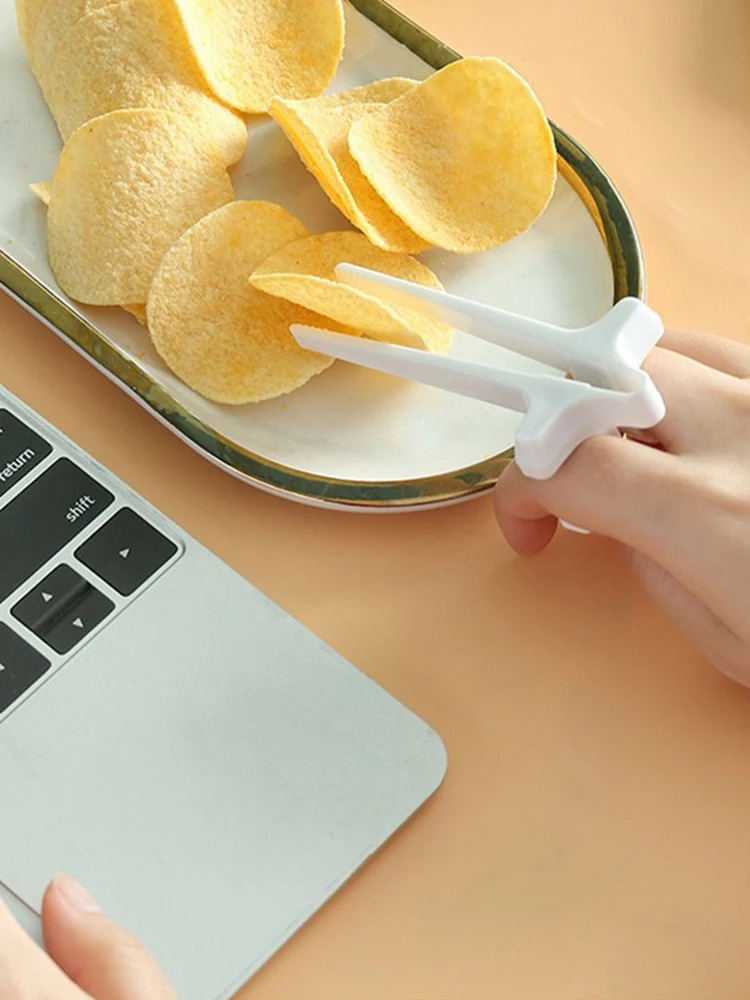 1 Unidade de Pinça para Comida - Snacks Food Video avaliação e preço