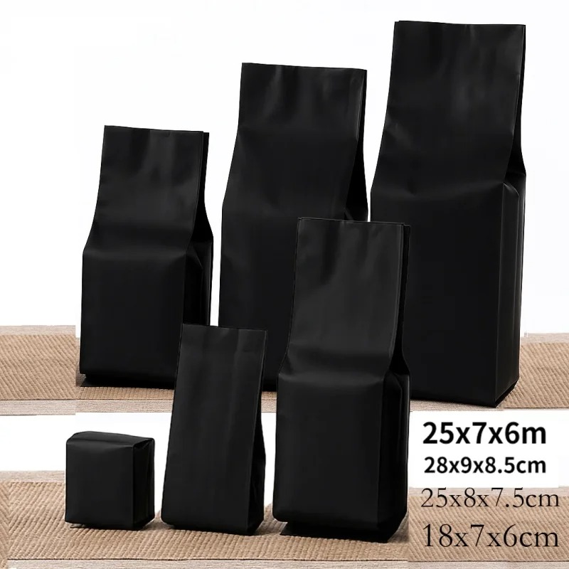 100 Sacos de Alumínio Fosco Pr - Food Snacks That Are Black avaliação e preço