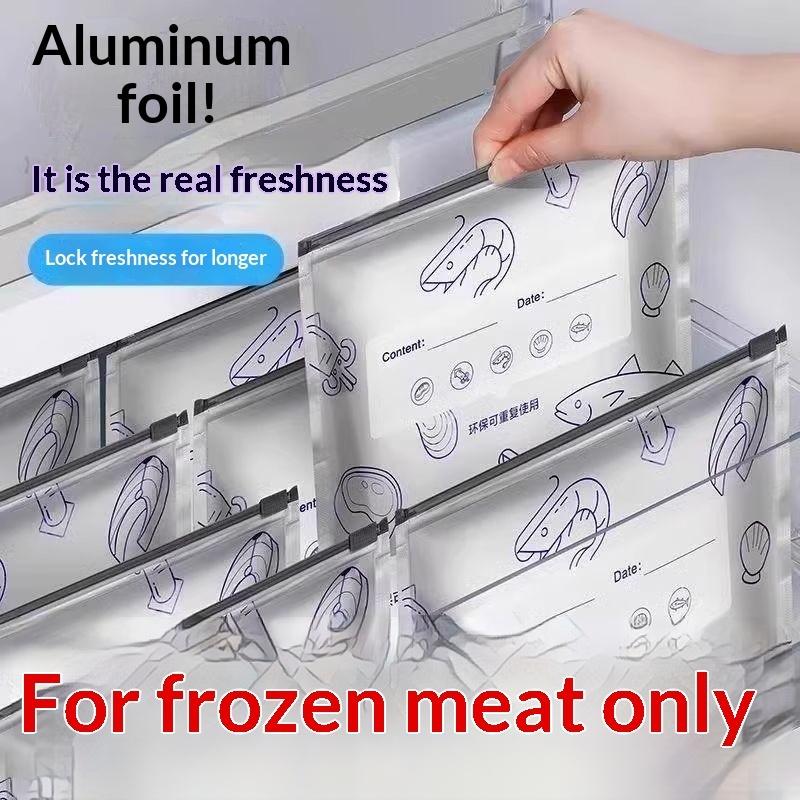 50 Sacos Reutilizáveis de Alum - Food Snacks Label avaliação e preço
