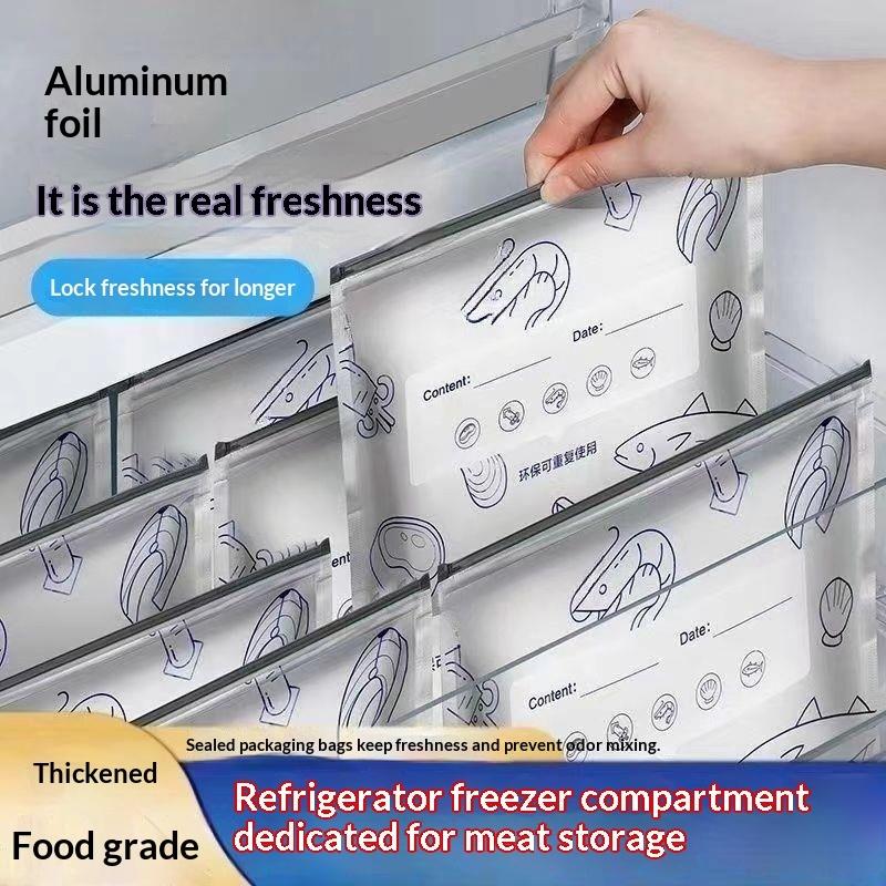 50 Sacos Reutilizáveis de Alum - Food Snacks Label avaliação e preço