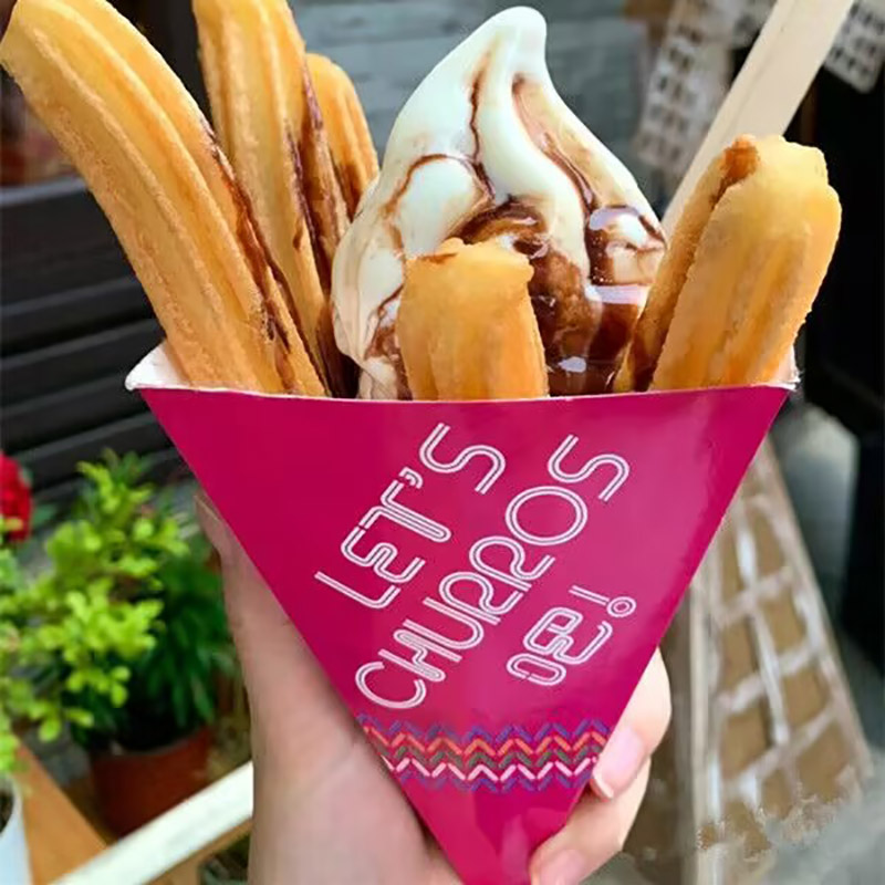 100 Caixas de Papel para Embal - Food Snacks In Spanish avaliação e preço