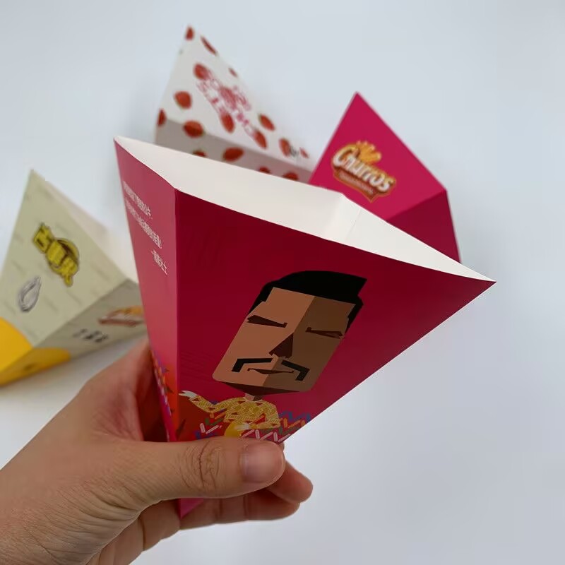 100 Caixas de Papel para Embal - Food Snacks In Spanish avaliação e preço