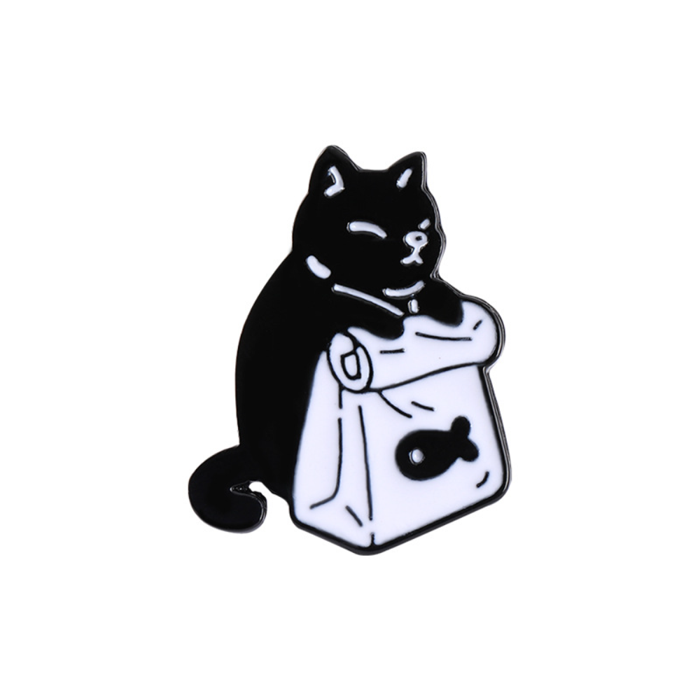 Bonito preto e branco gato ani - Food Snacks That Are Black avaliação e preço