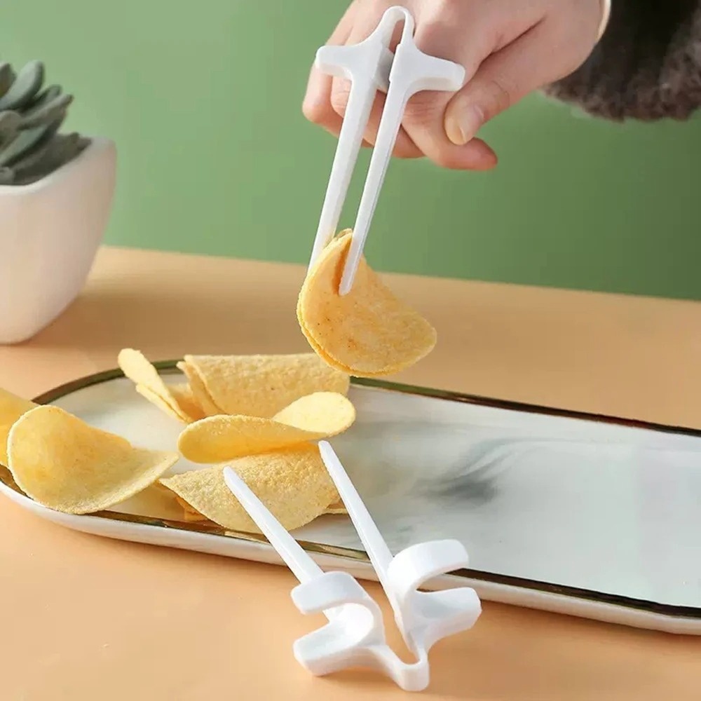 1PC Lazy Fingers Chopsticks -  - Snacks Food Video avaliação e preço