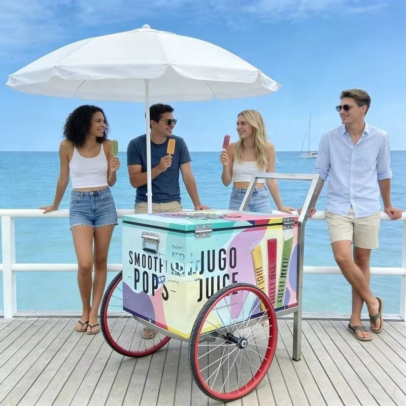 Carrinho de Sorvete Móvel de A - Quality Food Snacks avaliação e preço