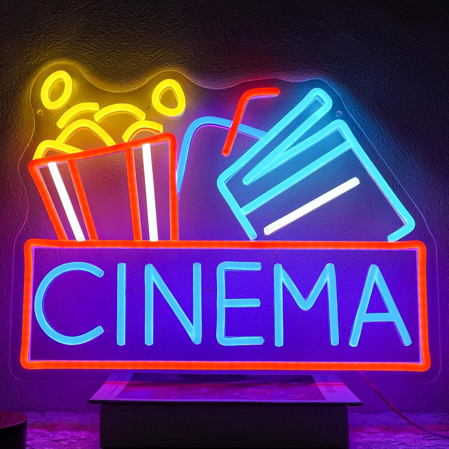 Letreiro Neon de Pipoca Regulá - Snacks Food Video avaliação e preço